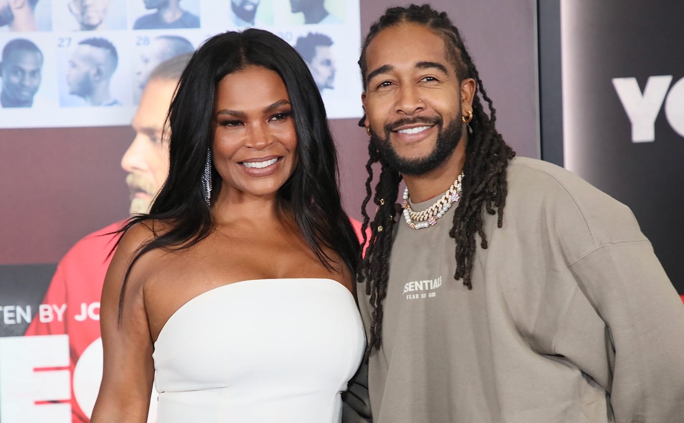 Nia Long and Omarion attend premiere of Netflix film 'You People'