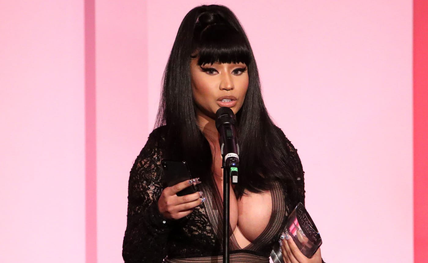 Nicki Minaj speaks at Billboard Women In Music event