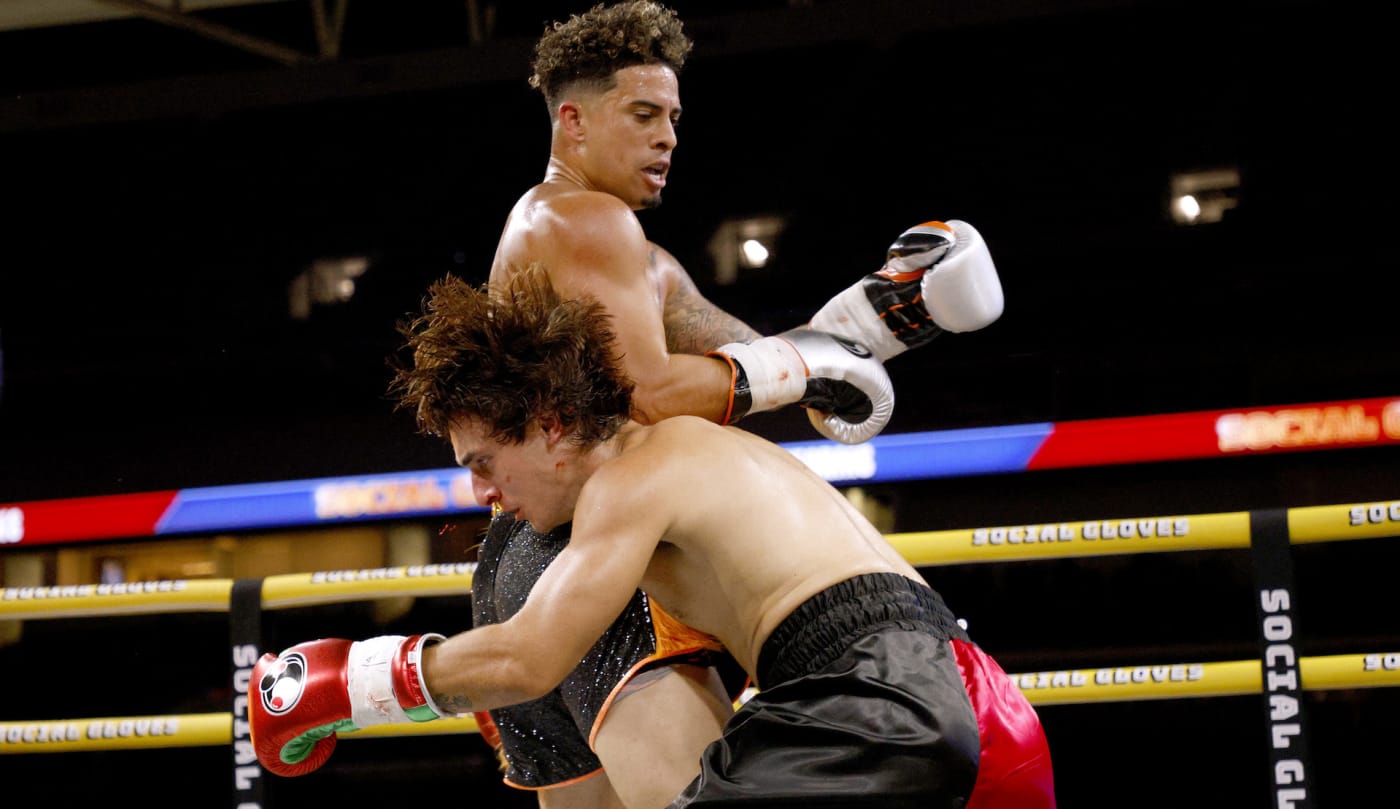 Austin Mcbroom Tkos Bryce Hall In Youtube Vs Tiktok Boxing Match Complex