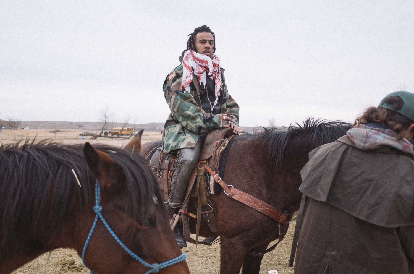 Vic Mensa at Standing Rock