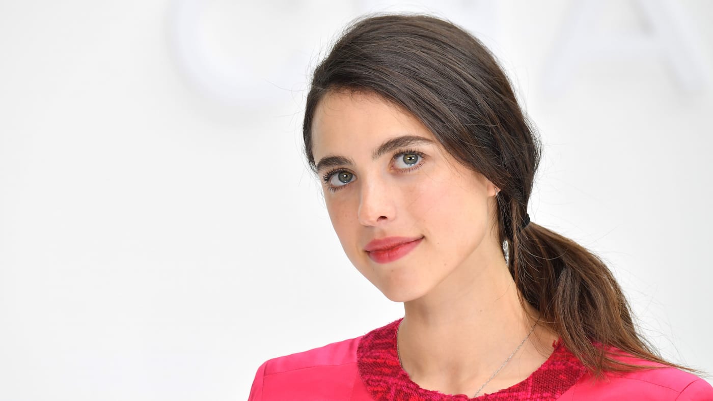 Margaret Qualley attends the Chanel show as part of the Paris Fashion Week