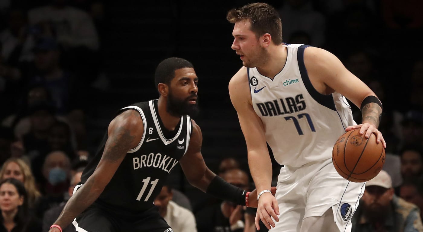 Kyrie Irving and Luka Doncic face off in Nets and Mavs game