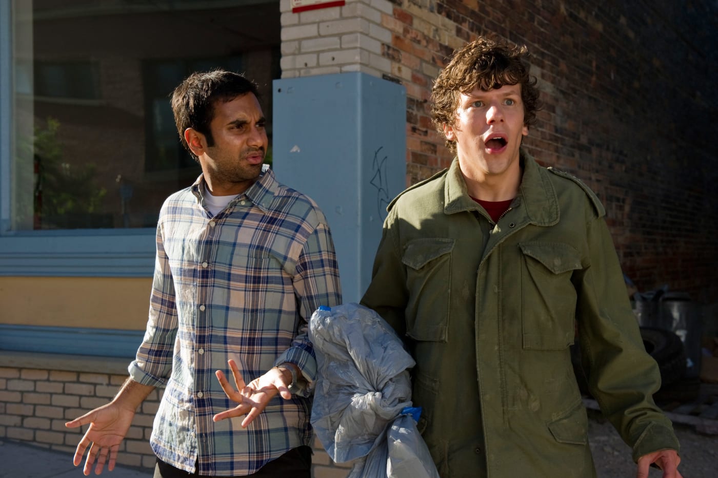 Jesse Eisenberg in the movie 30 Minutes or Less.