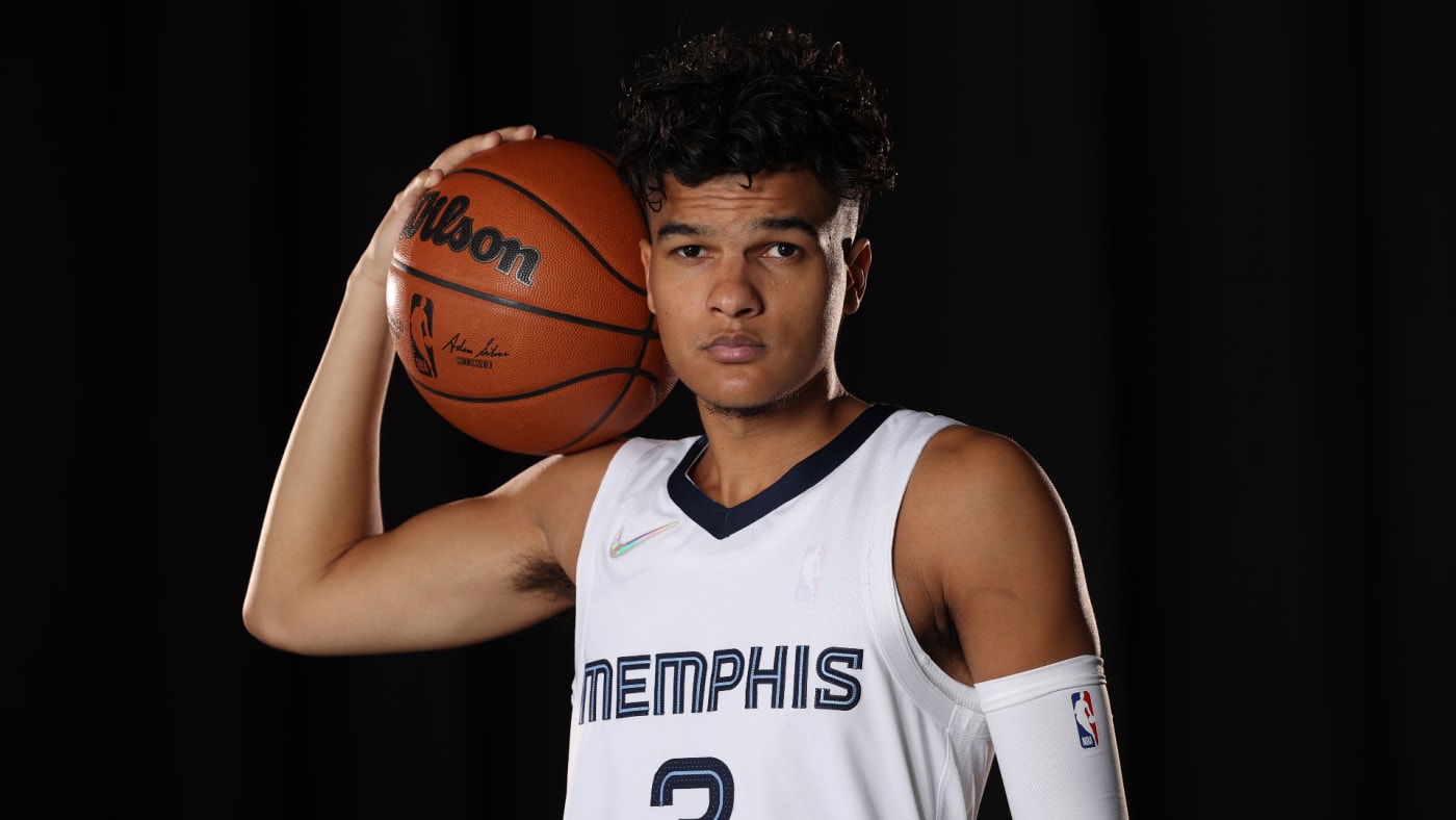Tyrell Terry poses for a portrait at FedExForum.