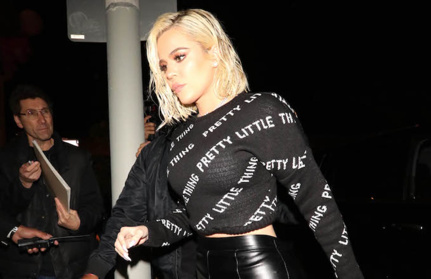 Khloe Kardashian is seen on February 20, 2019.