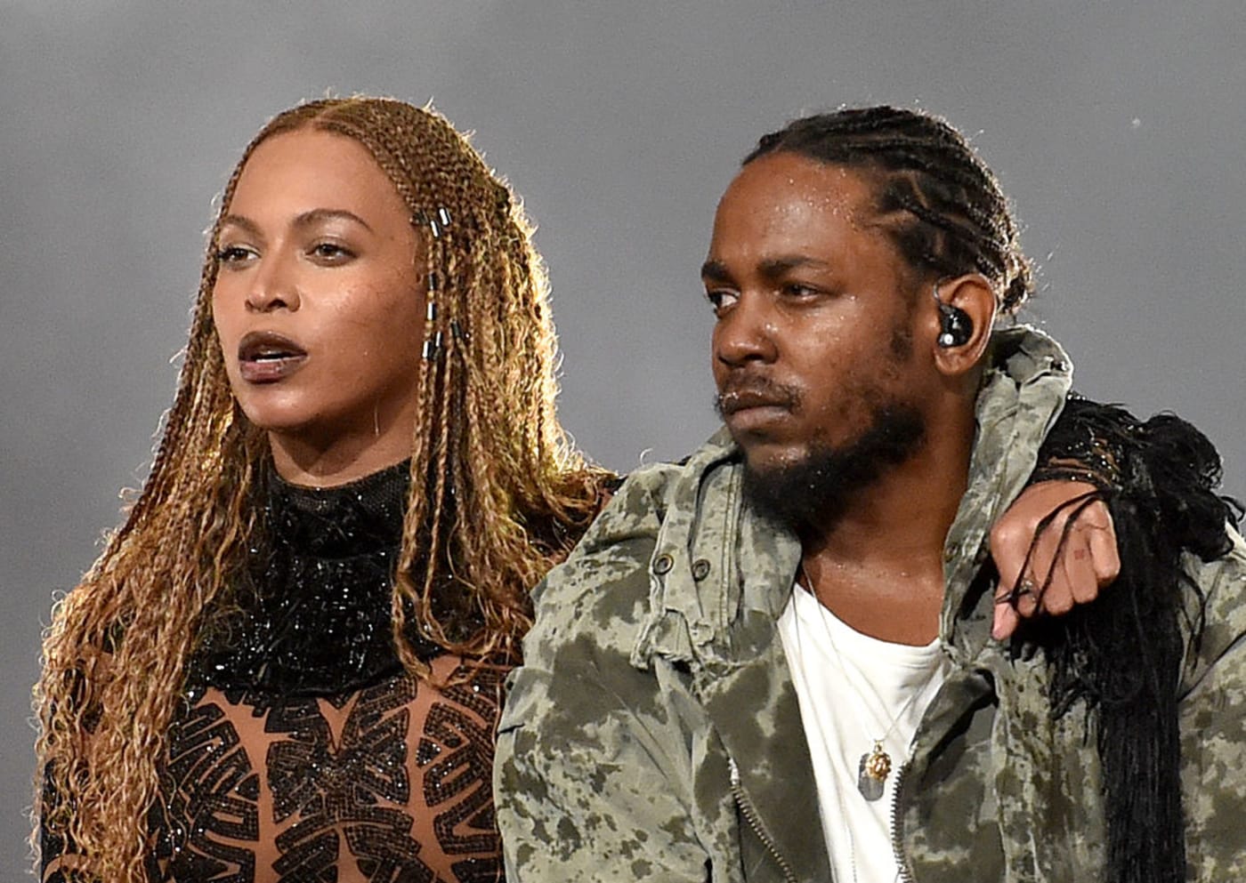 Kendrick Lamar and Beyonce