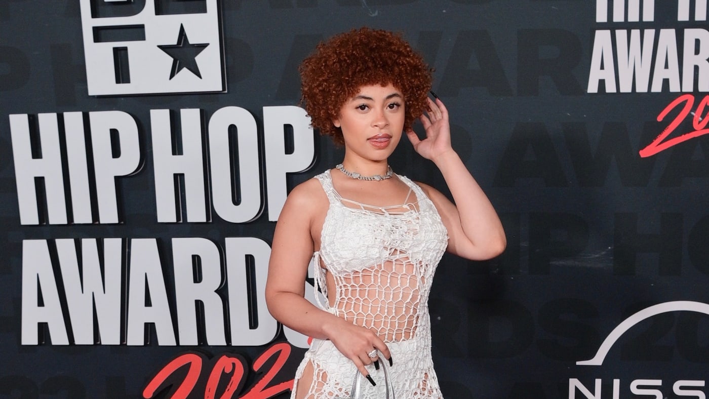 Rapper Ice Spice attends BET Hip Hop Awards 2022