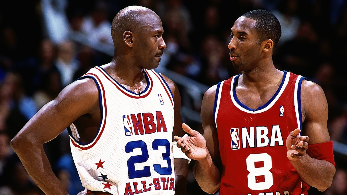 Kobe Bryant with Michael Jordan