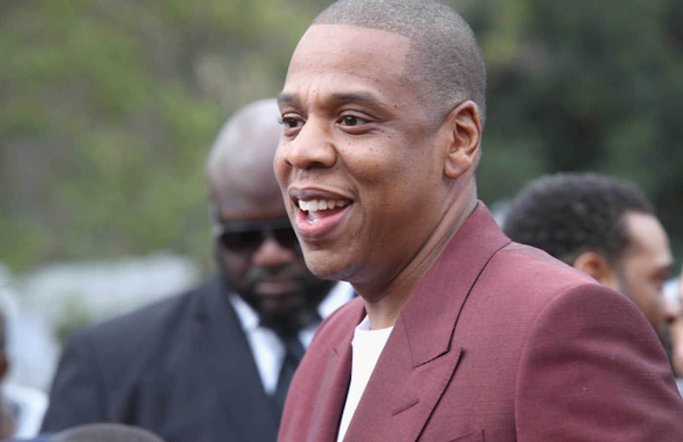 Jay Z at a pre Grammy brunch.