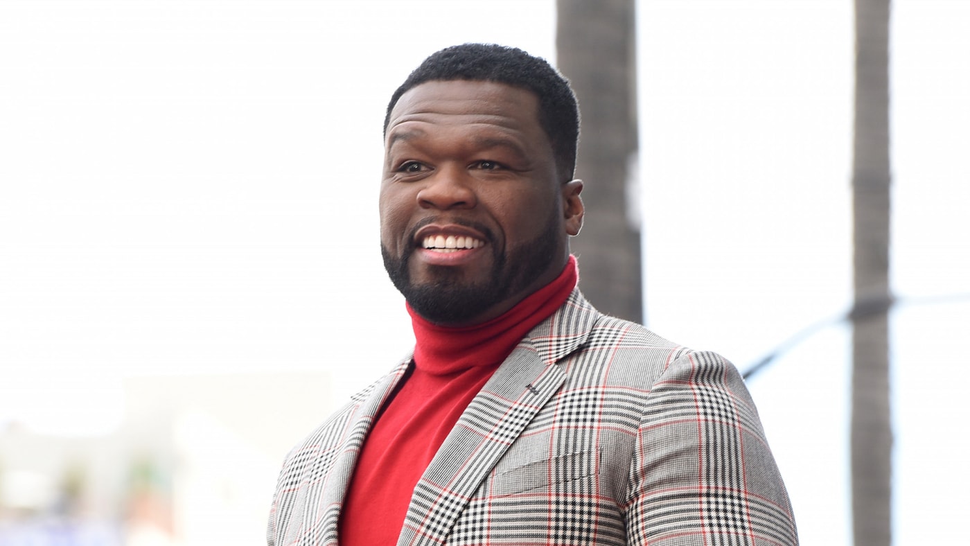 50 Cent attends the 50 Cent Walk Of Fame Ceremony