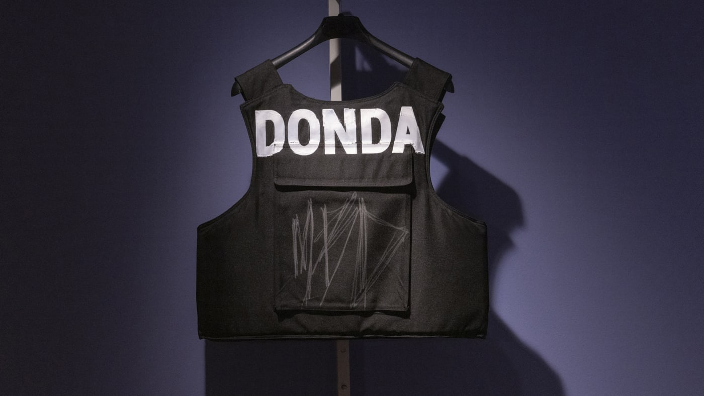 Kanye West 'Donda' album rollout vest