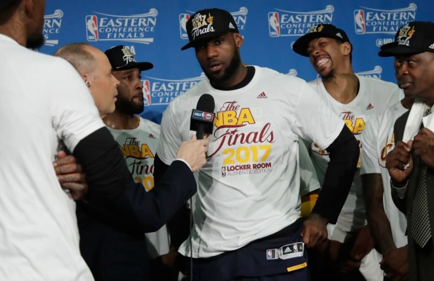 LeBron James talks about the Cavaliers winning the Eastern Conference Finals.