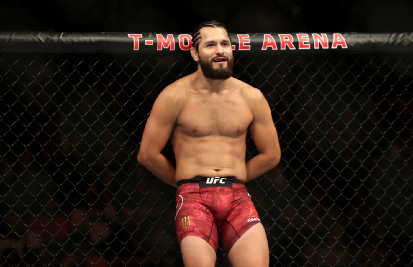 Jorge Masvidal of the United States looks on during a UFC 239