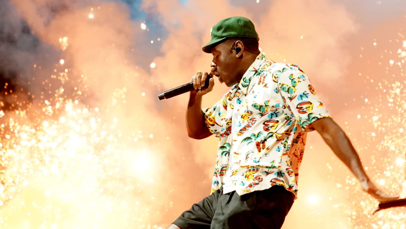 Tyler, the Creator live performance Getty photo