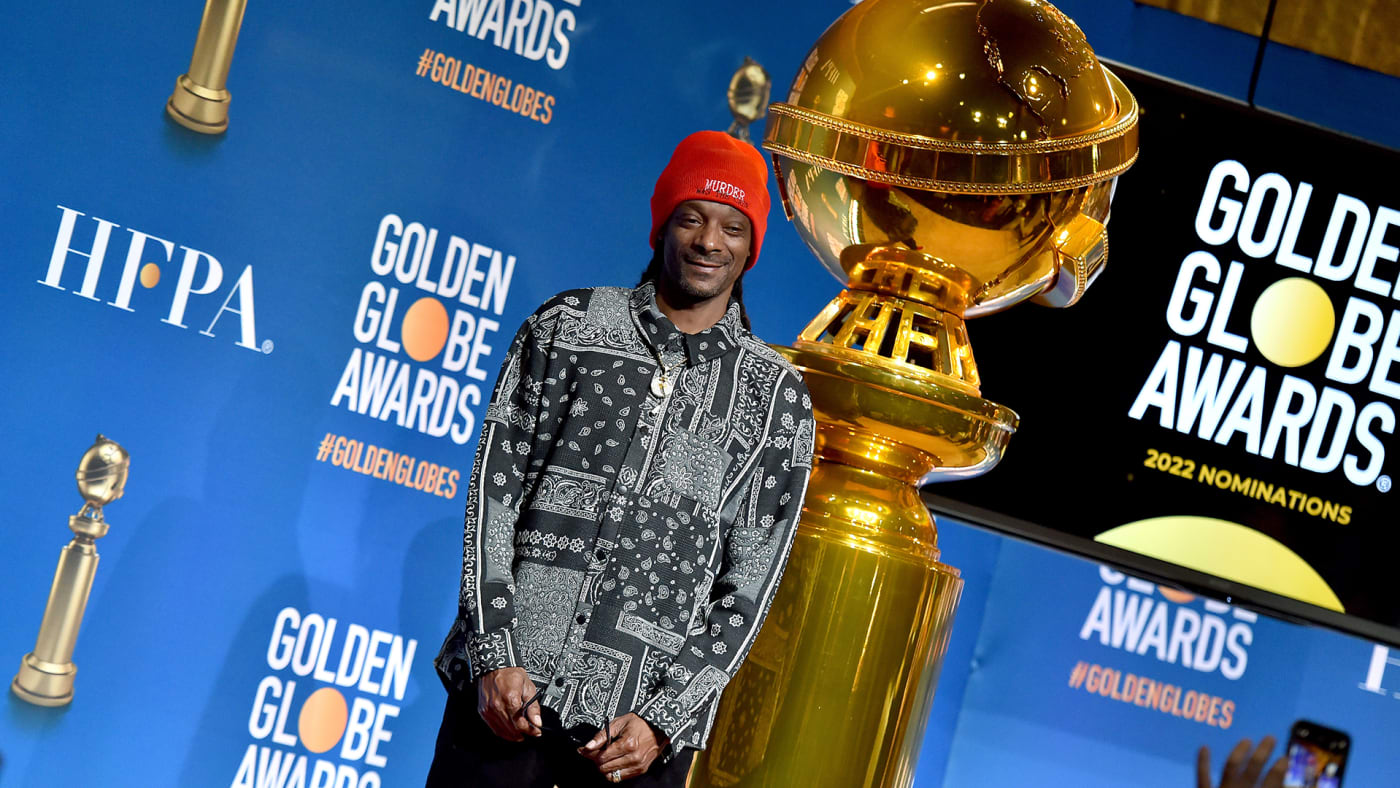 Snoop Dogg presents the nominees at the 79th Annual Golden Globe Award Nominations