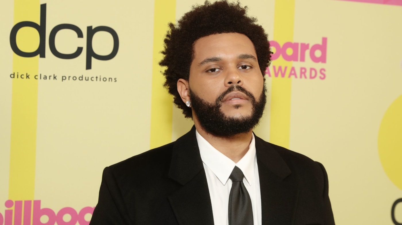 The Weeknd arrives to the 2021 Billboard Music Awards