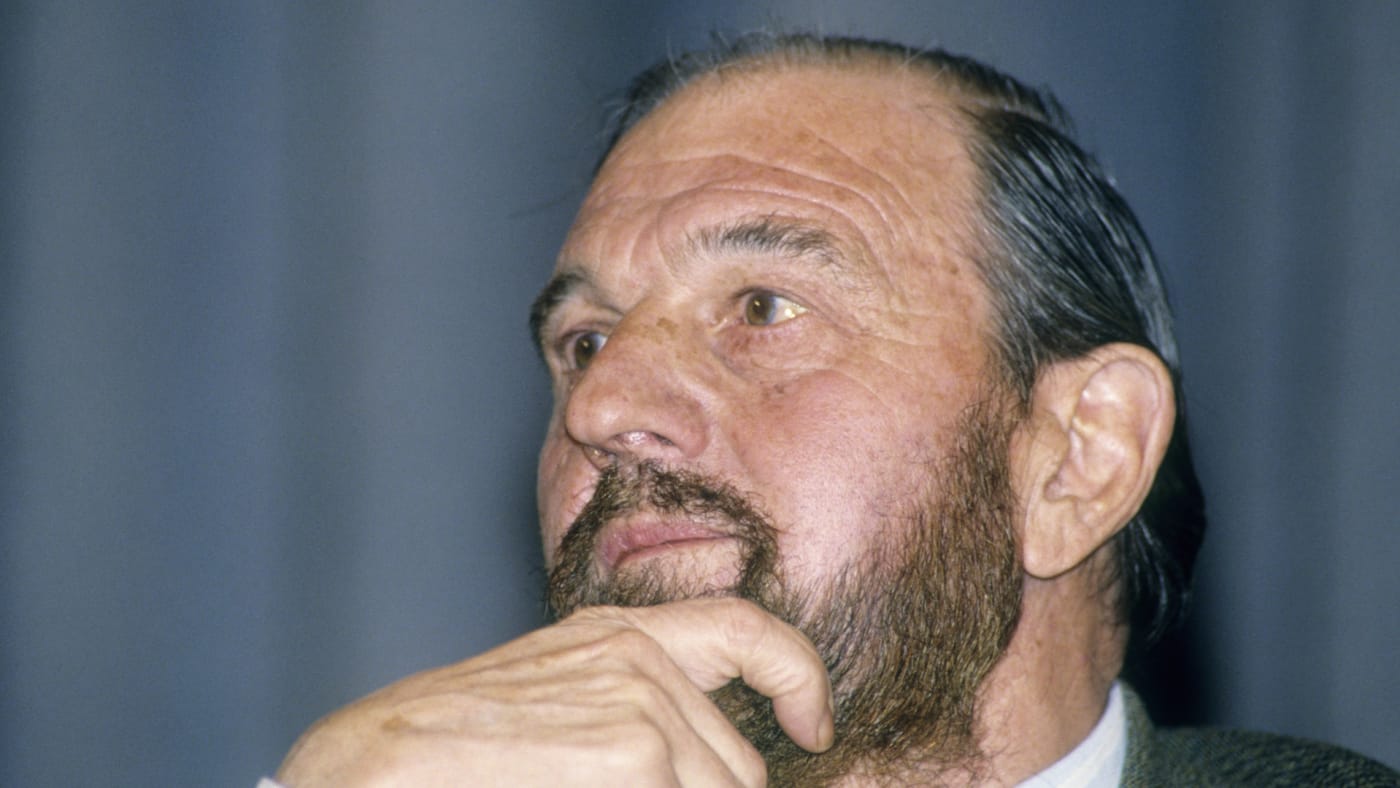 George Blake, a British former spy who worked as a double agent for the Soviet Union