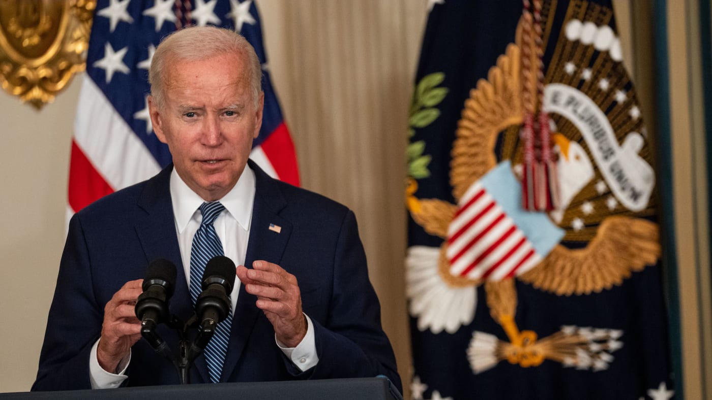 President Joe Biden delivers remarks and signs H.R. 5376