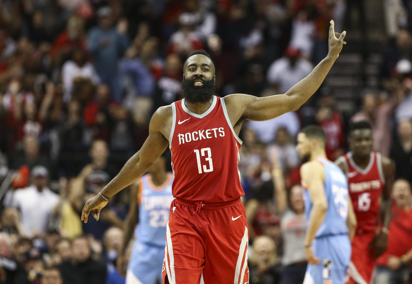 James Harden Clippers Rockets March 2018