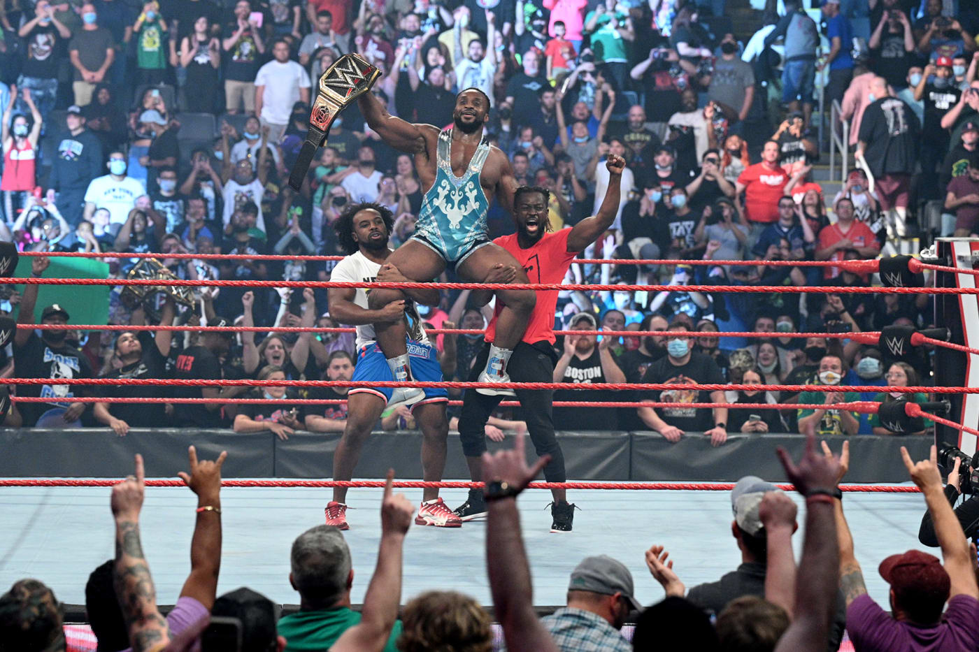 Big E wins the WWE Championship, WWE Raw, September 13, 2021