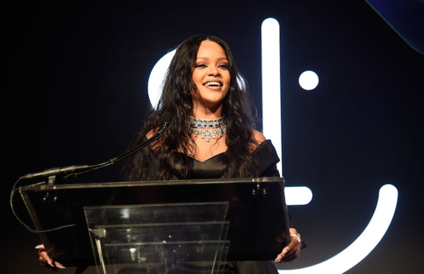 Rihanna at the Third Annual Diamond Ball