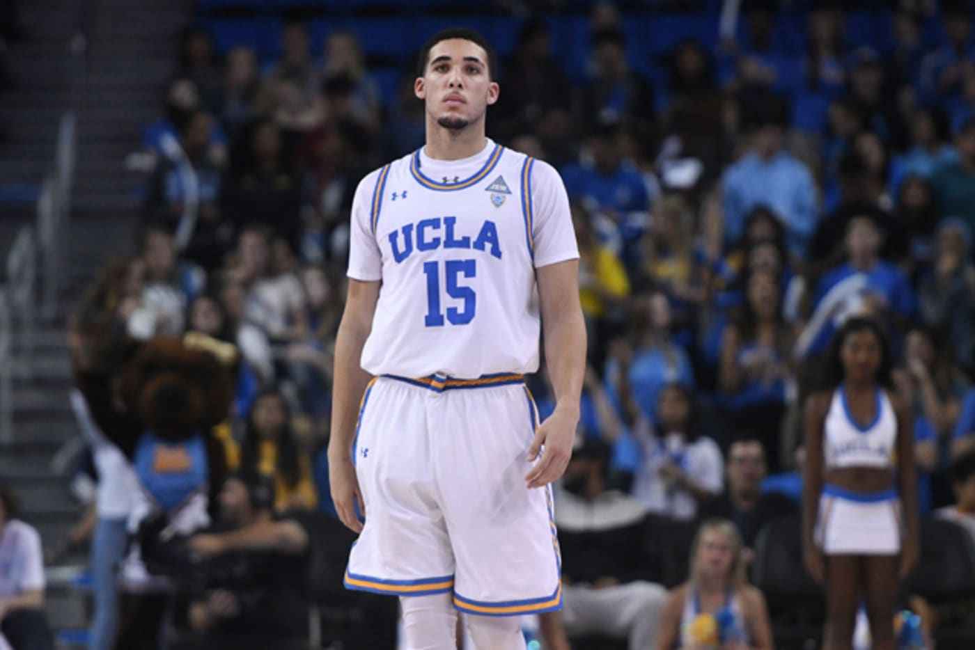 LiAngelo Ball at Cal State/UCLA game in November 2017