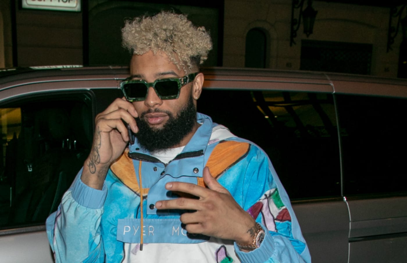 Odell Beckham Jr. attends the 'Americans In Paris' Cocktail Party Outside