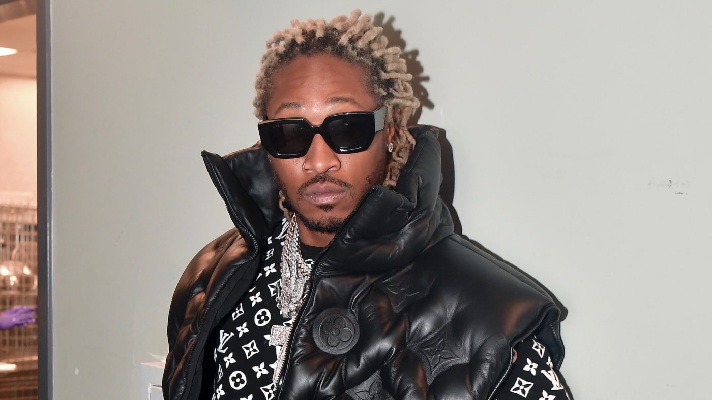 Rapper Future backstage at "No Place Like Home" Concert