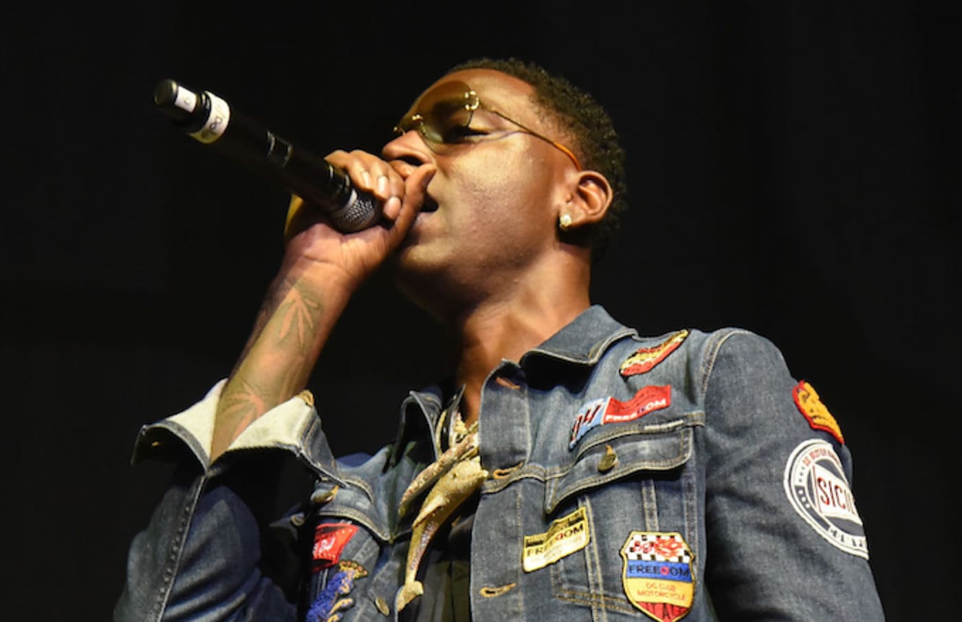 Young Dolph performing.