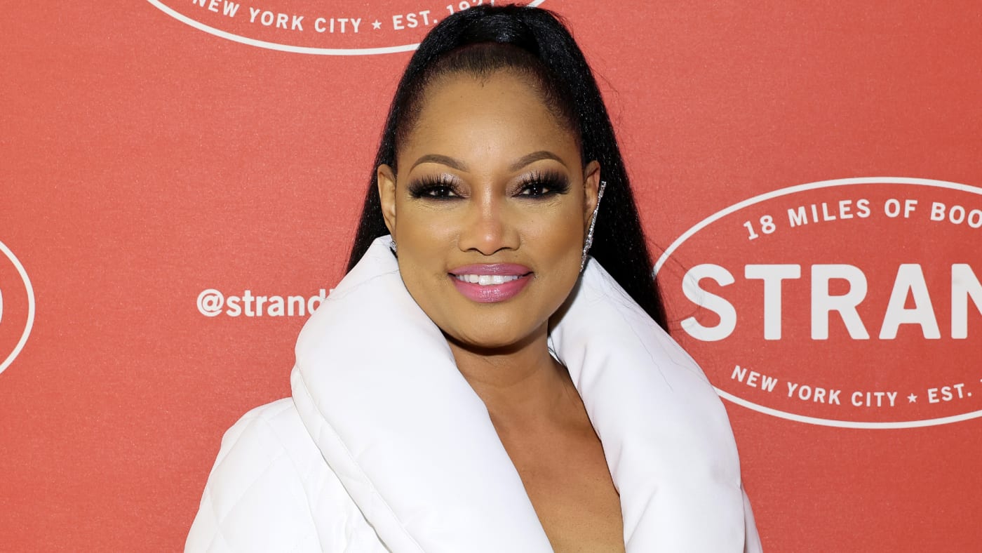 Garcelle Beauvais is seen on a red carpet