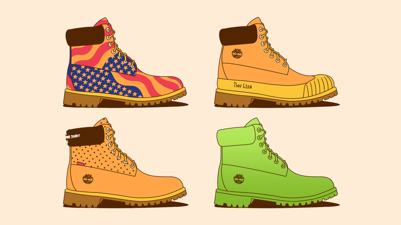 lacing timbs