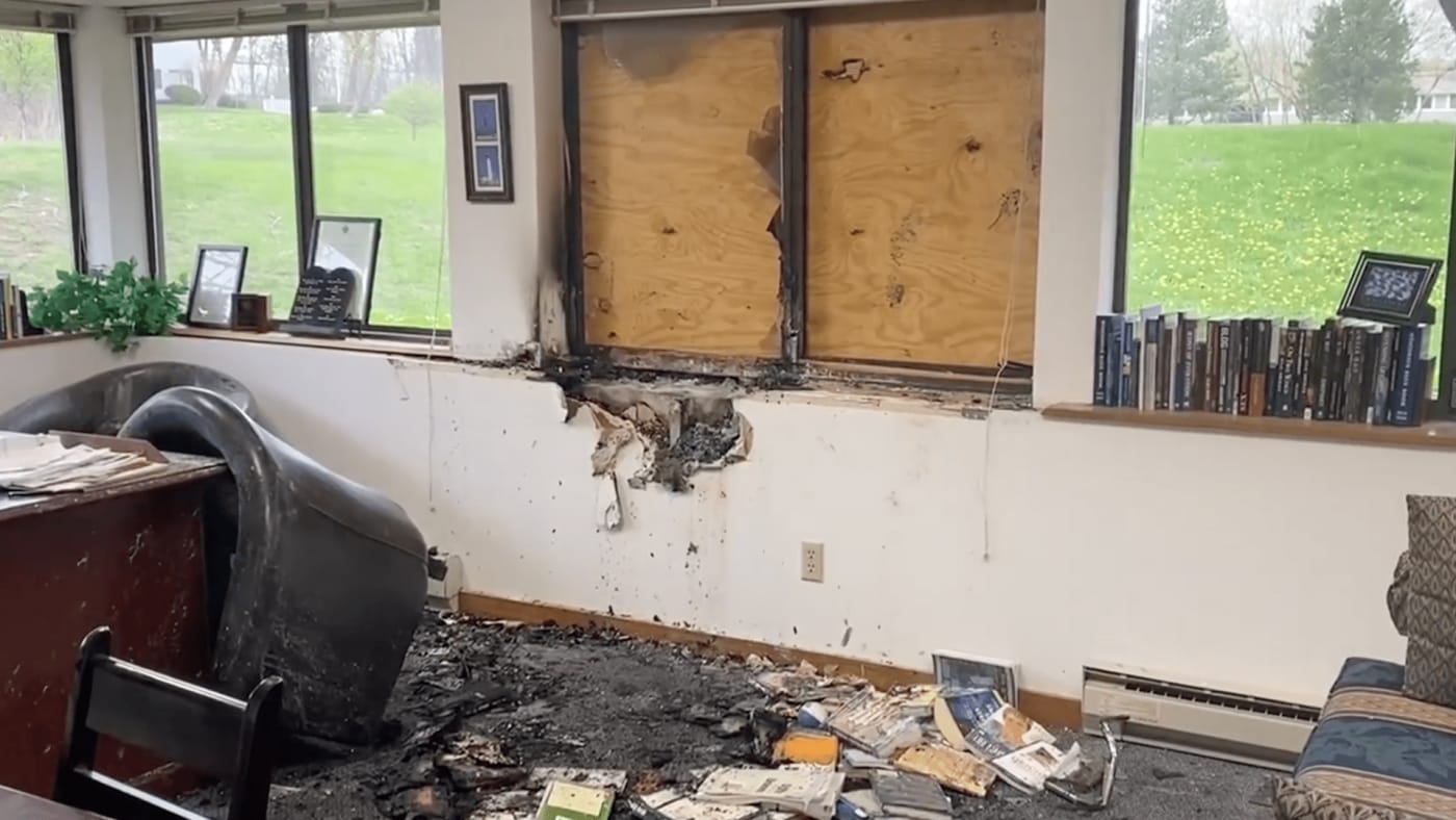 Result of fire at Madison anti abortion headquarters