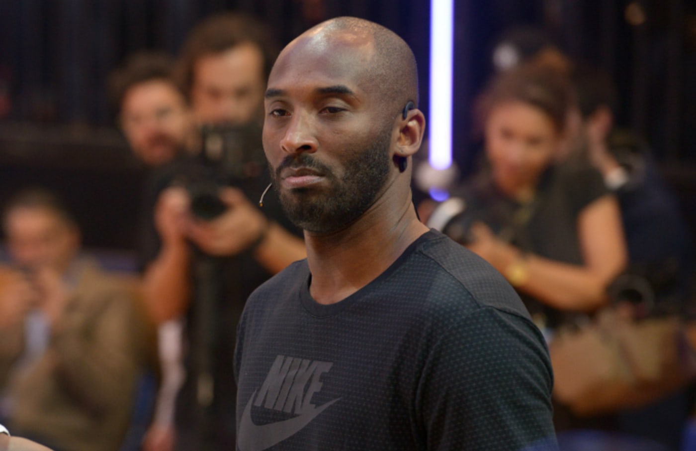 Kobe Bryant supervised a training session for INSEP residents