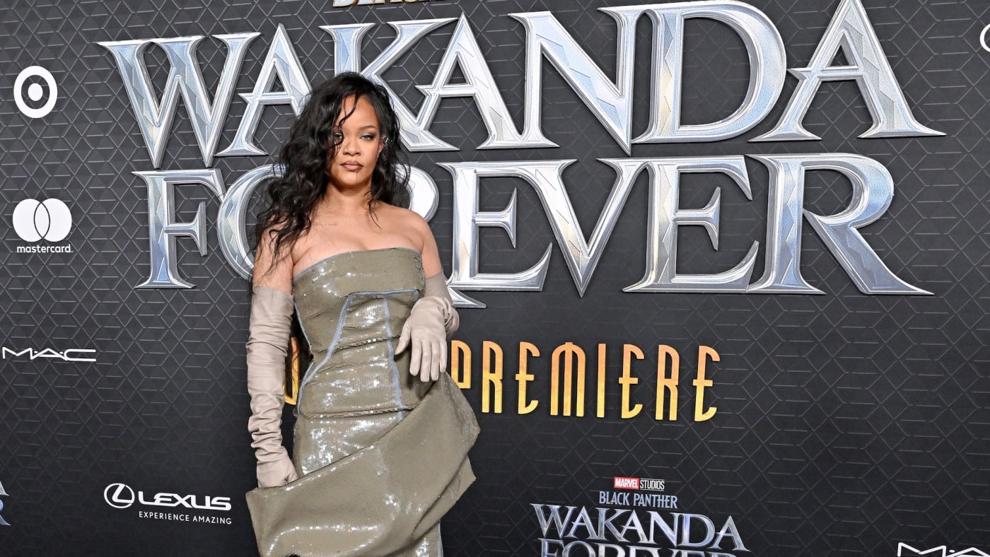Rihanna attends Marvel Studios' "Black Panther 2: Wakanda Forever" Premiere