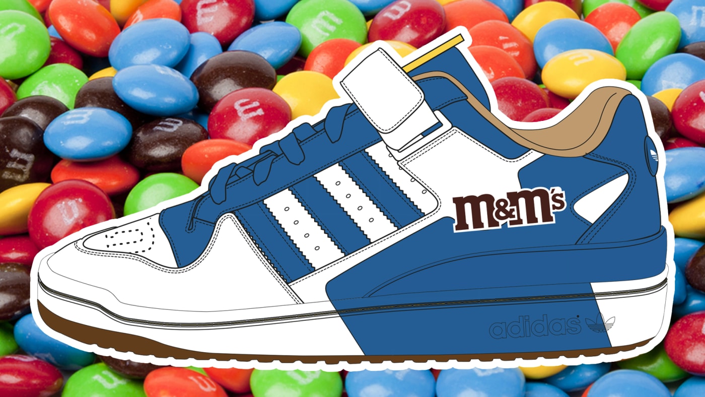 M&Ms Adidas Forum Sneakers Blue