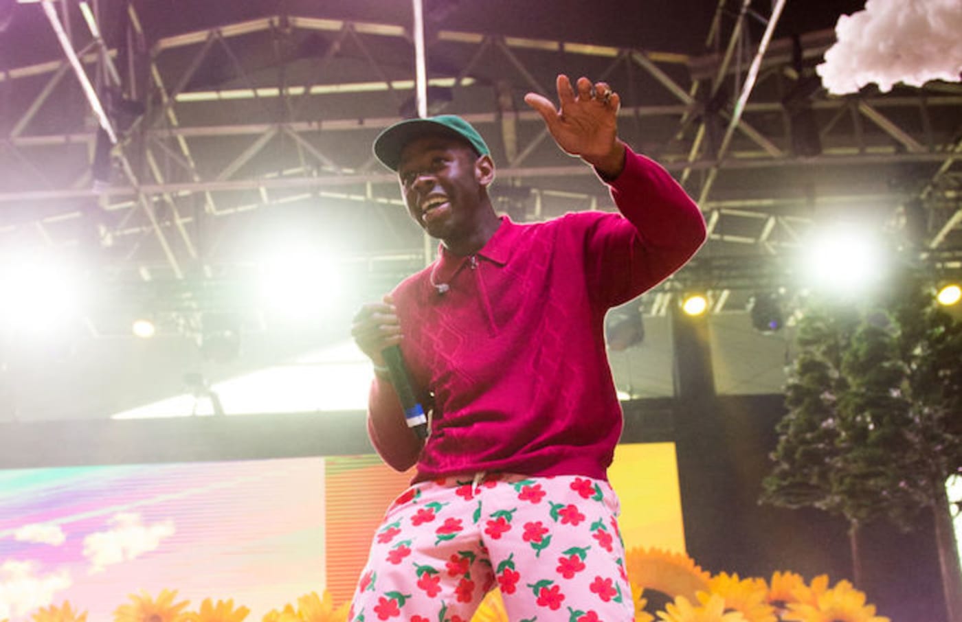 Tyler, The Creator performing at Panorama Festival 2017