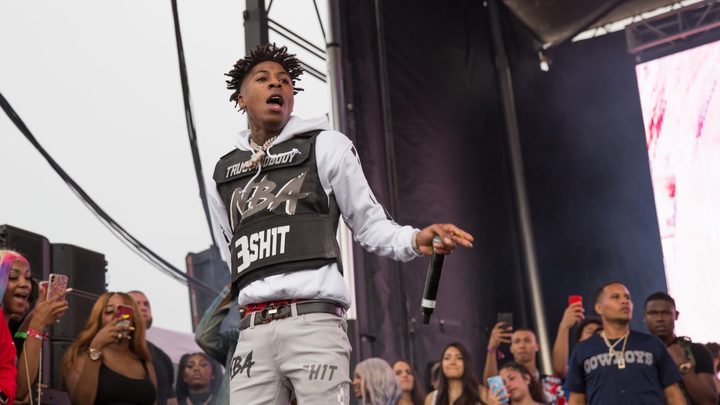 Rapper YoungBoy Never Broke Again performs onstage.
