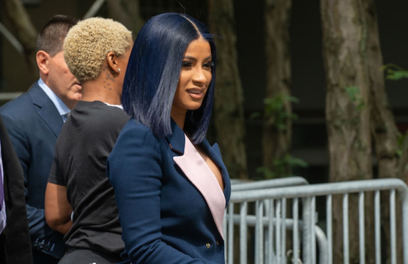 Cardi B departs from court after being arraigned at Queens Criminal Court.