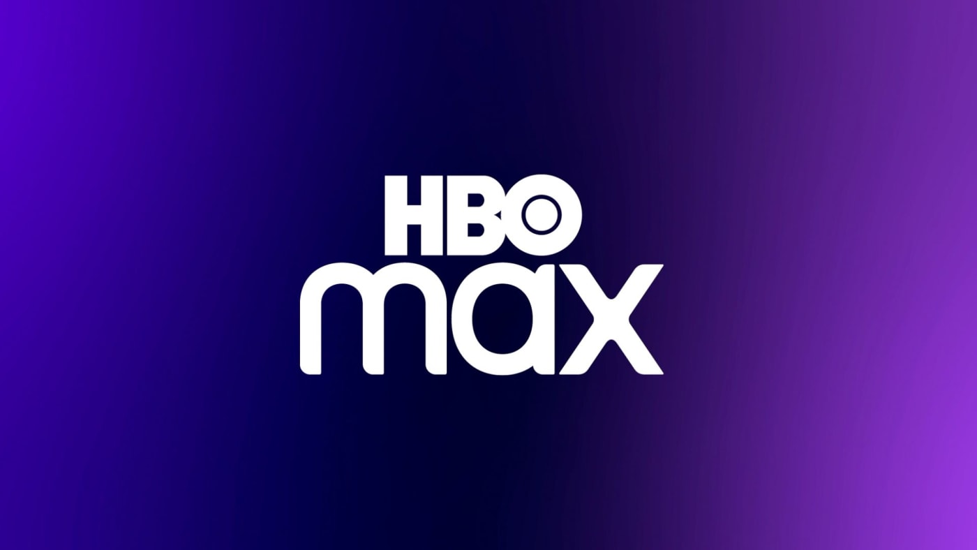 HBO Max logo on purple background