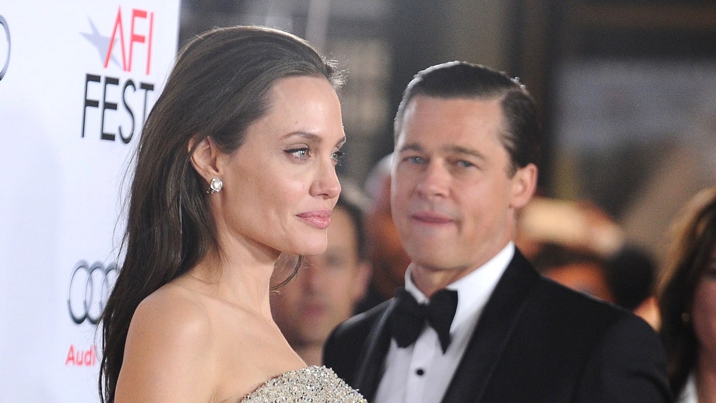 ngelina Jolie and Brad Pitt attend the premiere of "By the Sea" at the 2015 AFI Fest at TCL Chinese 6 Theatres