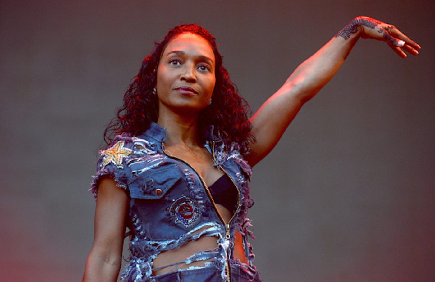 Rozonda 'Chilli' Thomas of the band TLC performs onstage