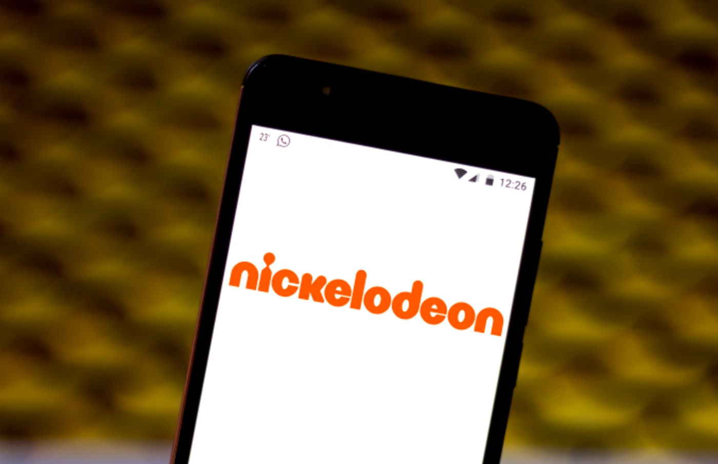 In this photo illustration the Nickelodeon logo