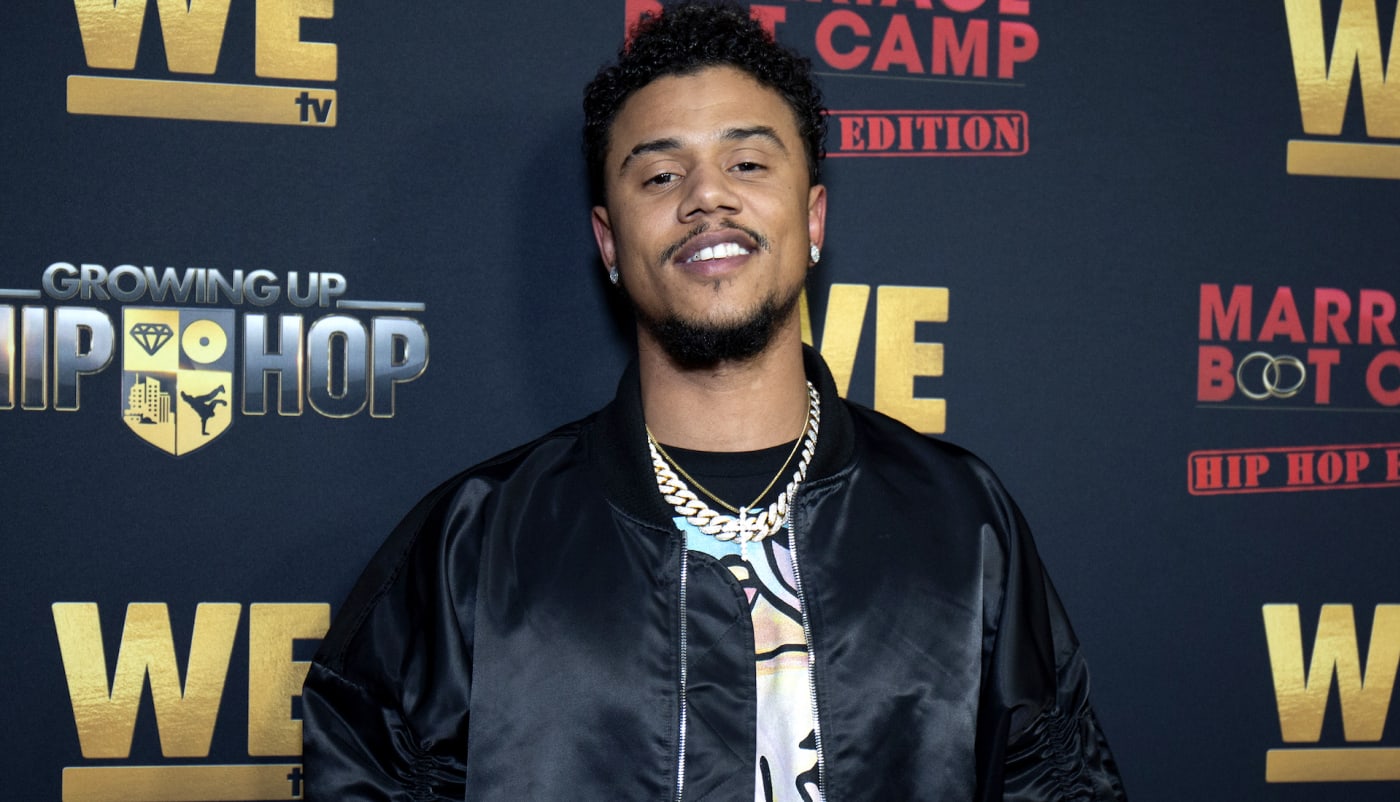 Lil Fizz on red carpet for WeTV