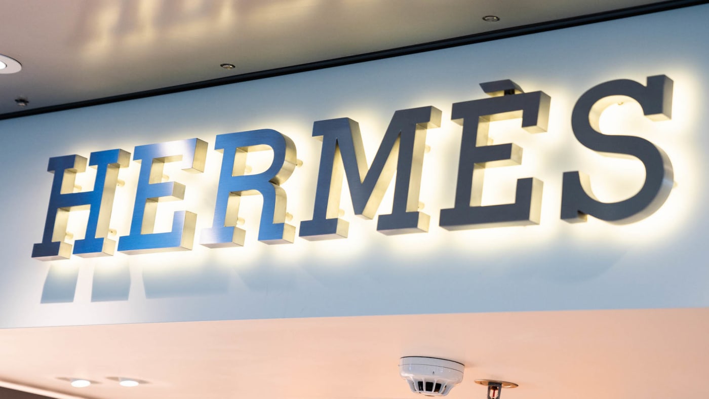 French fashion brand Hermes logo
