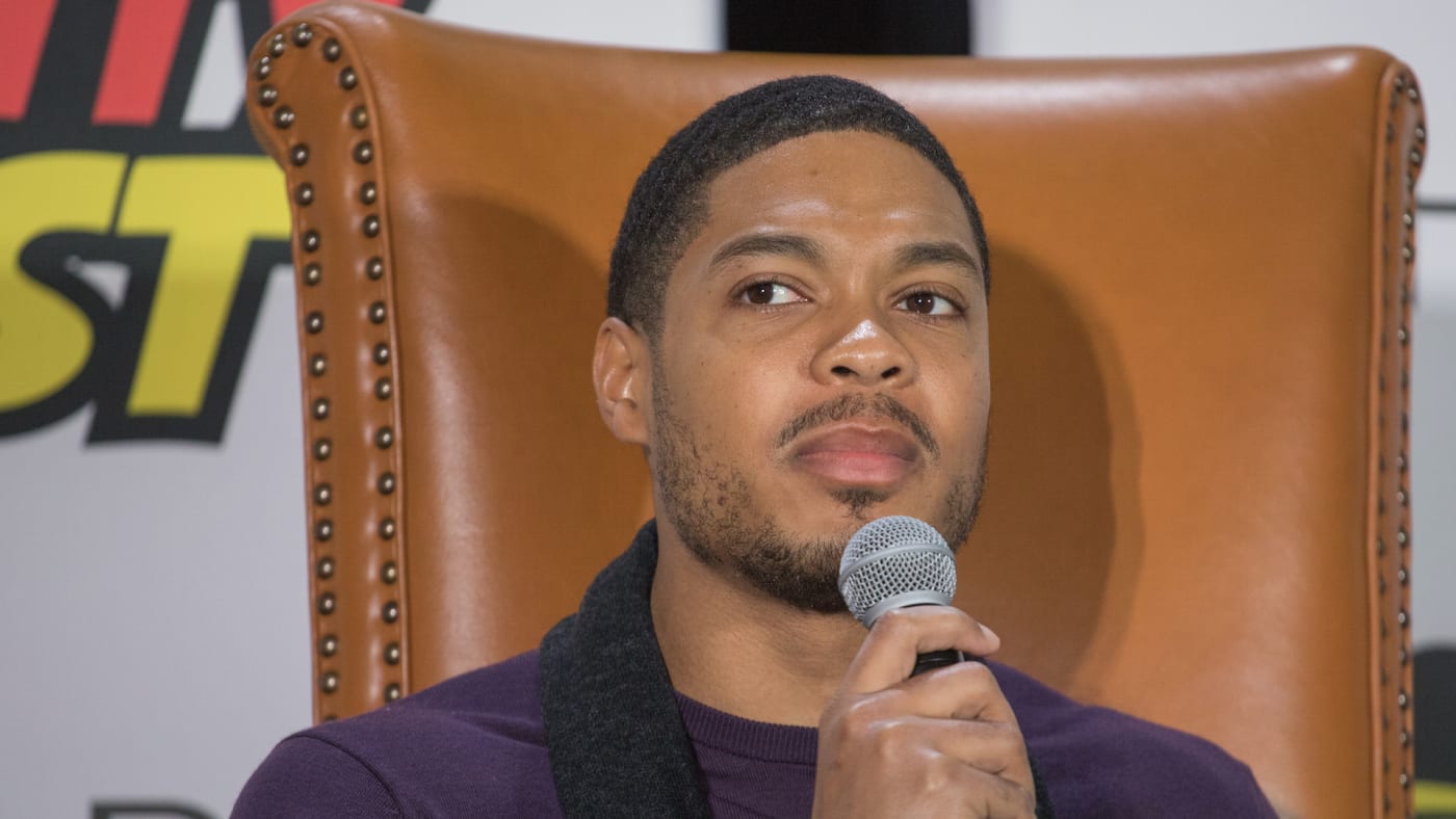 Actor Ray Fisher attends "Cyborg Culture" during Celebrity Fan Fest