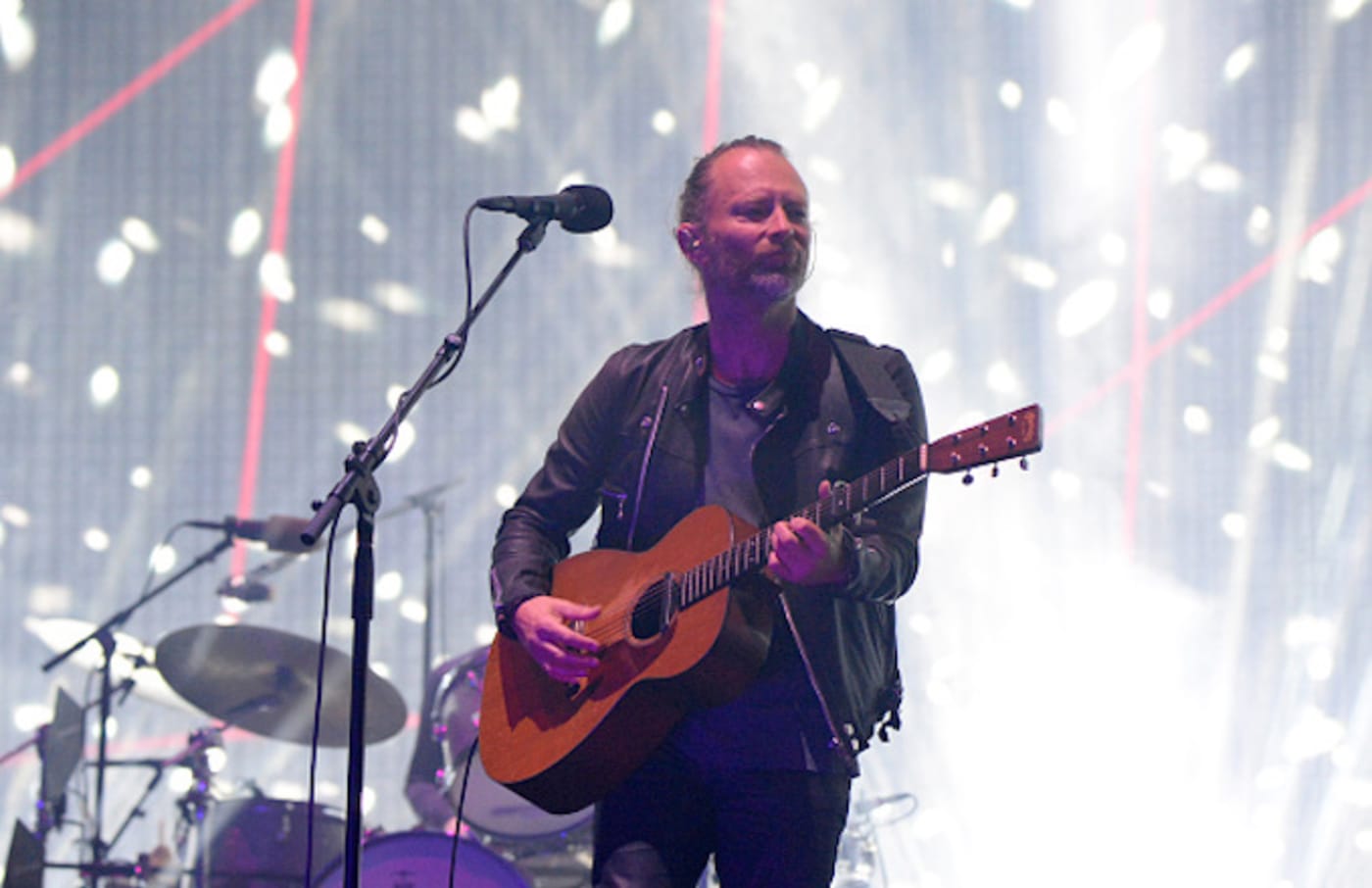 Thom Yorke of Radiohead performs on the Coachella Stage