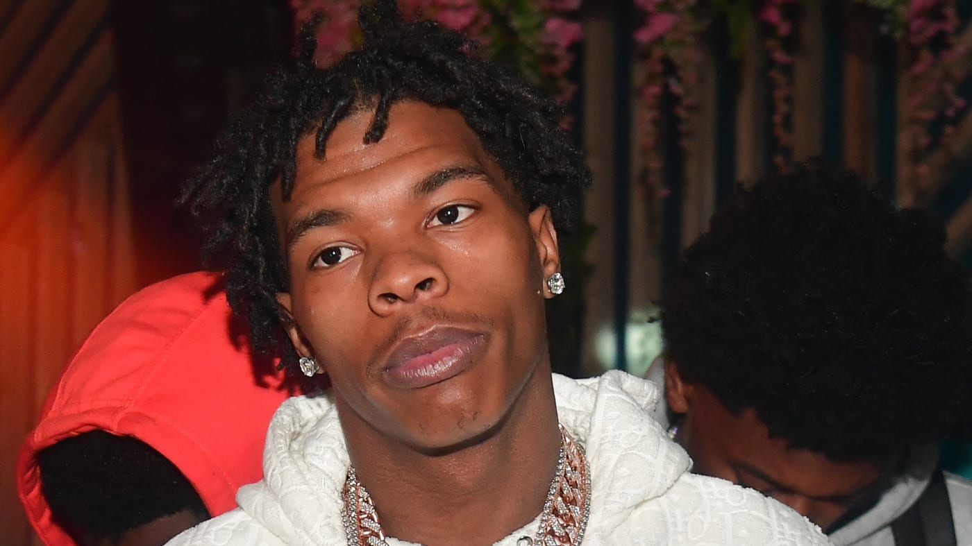 Lil Baby attends The Big Game Weekend Party at The Wynwood Factory
