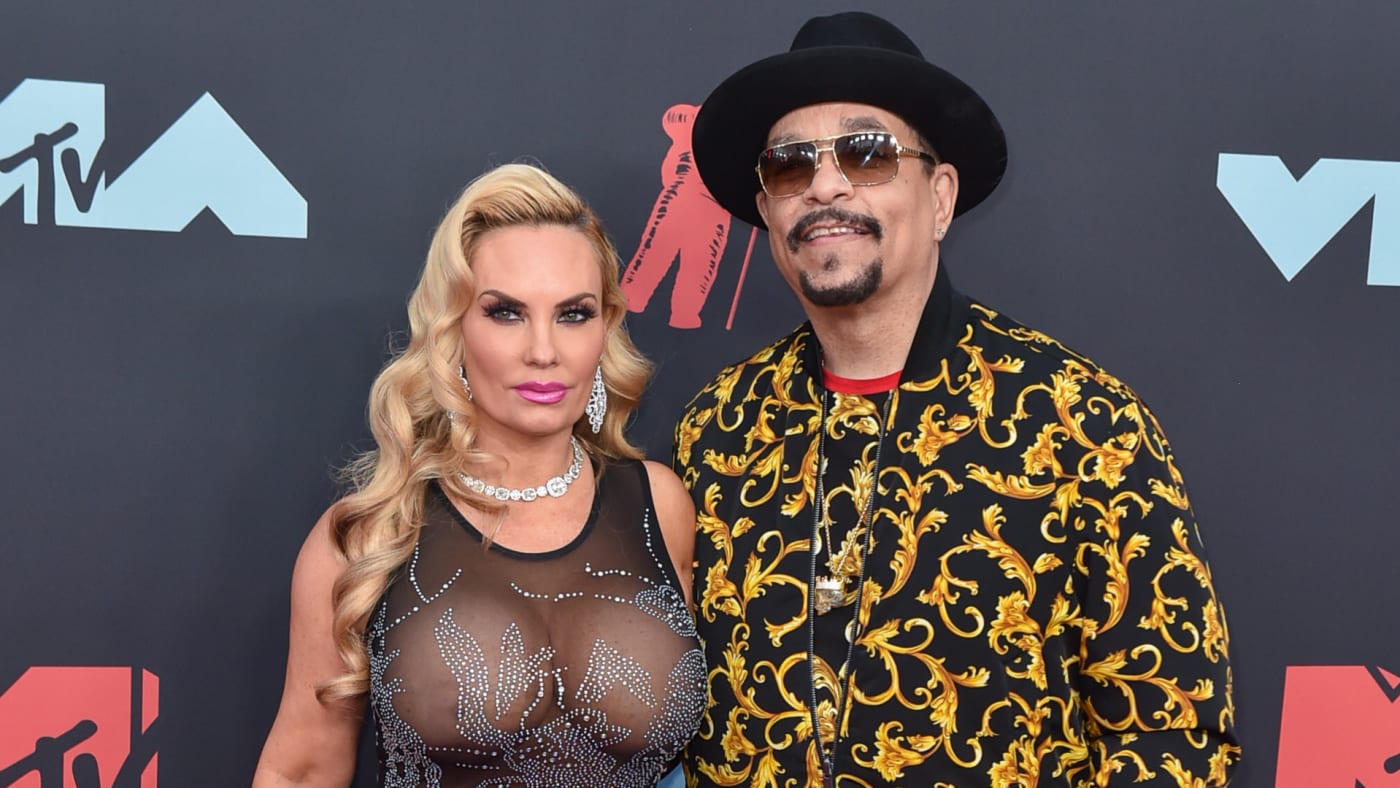 Ice-T and his wife Coco attend the 2019 MTV Video Music Awards red carpet.