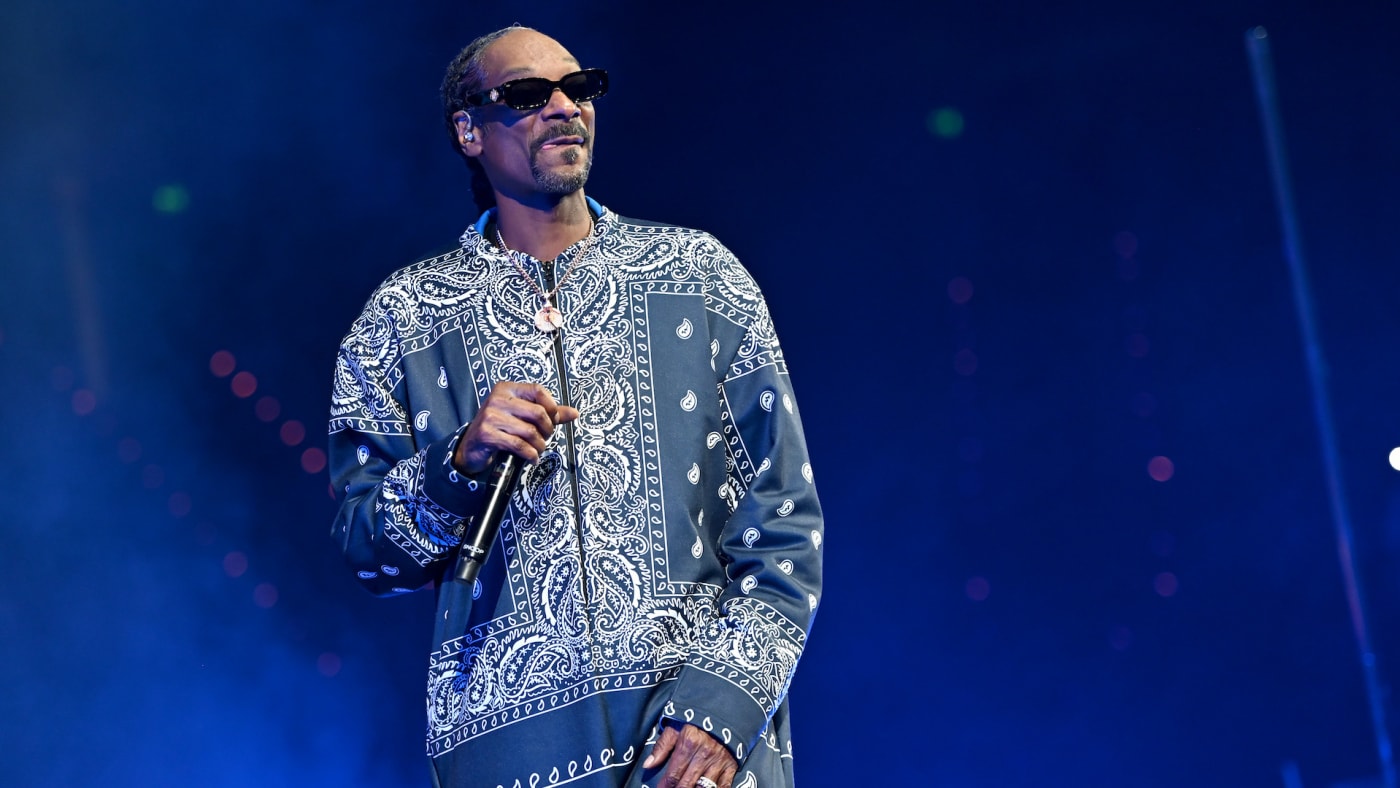 Snoop Dogg of hip hop supergroup Mt. Westmore performs at Rupp Arena.