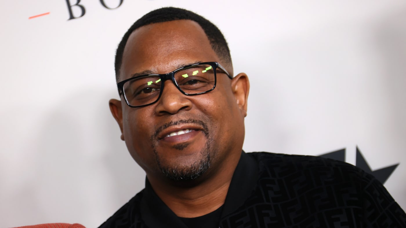 Martin Lawrence is seen on a red carpet